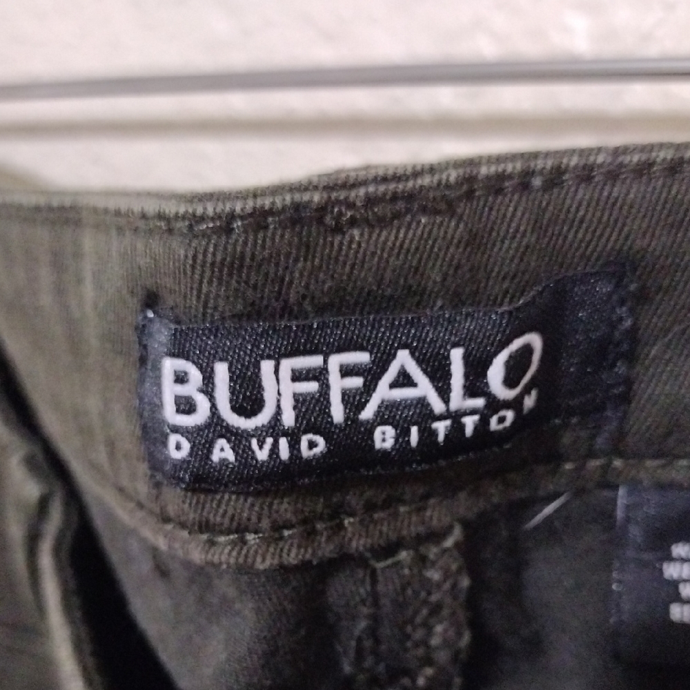 Buffalo David Bitton Skinny Green Jeans Modern Fit - Picture 2 of 9